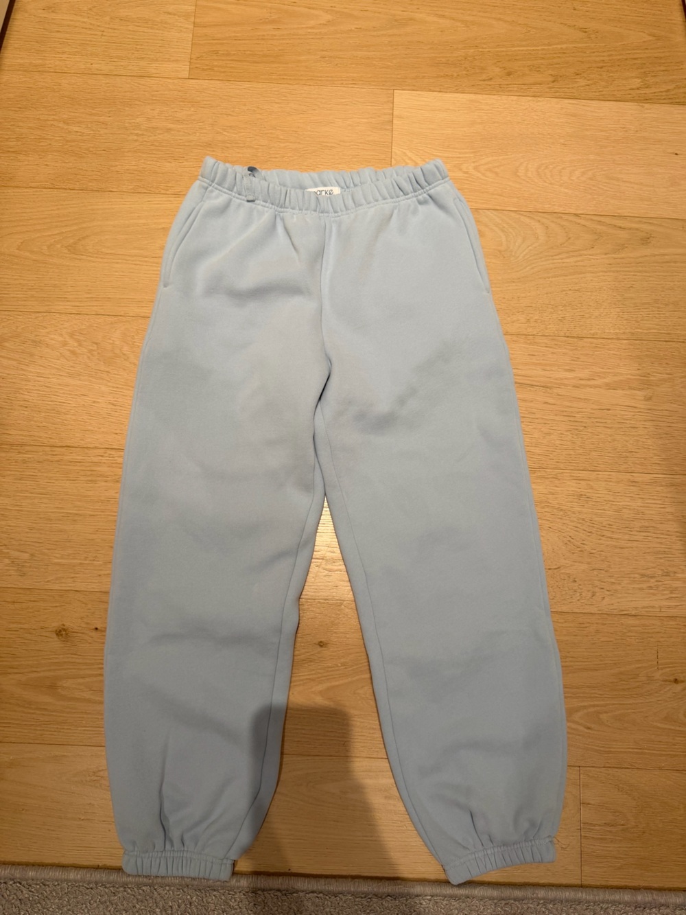 Light Blue Cozy Fleece Jogger Pants